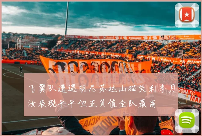 飞翼队遭遇明尼苏达山猫失利李月汝表现平平但正负值全队最高